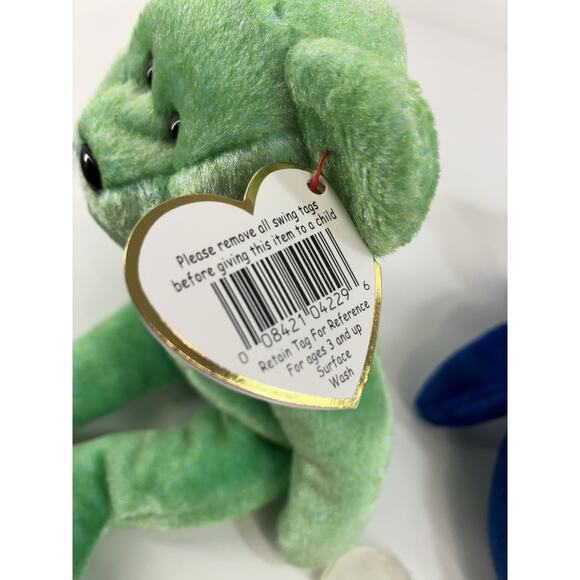 Ty Beanie Babies Bear Bundle (3pcs) Kicks, Clubby And B.B. Bear - Picture 9 of 16